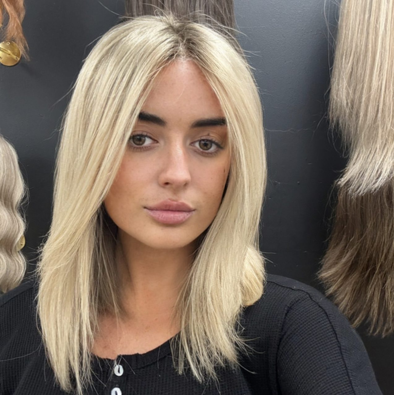 High Density Medical Wig Lenghth 12” colour mixed ash blonde