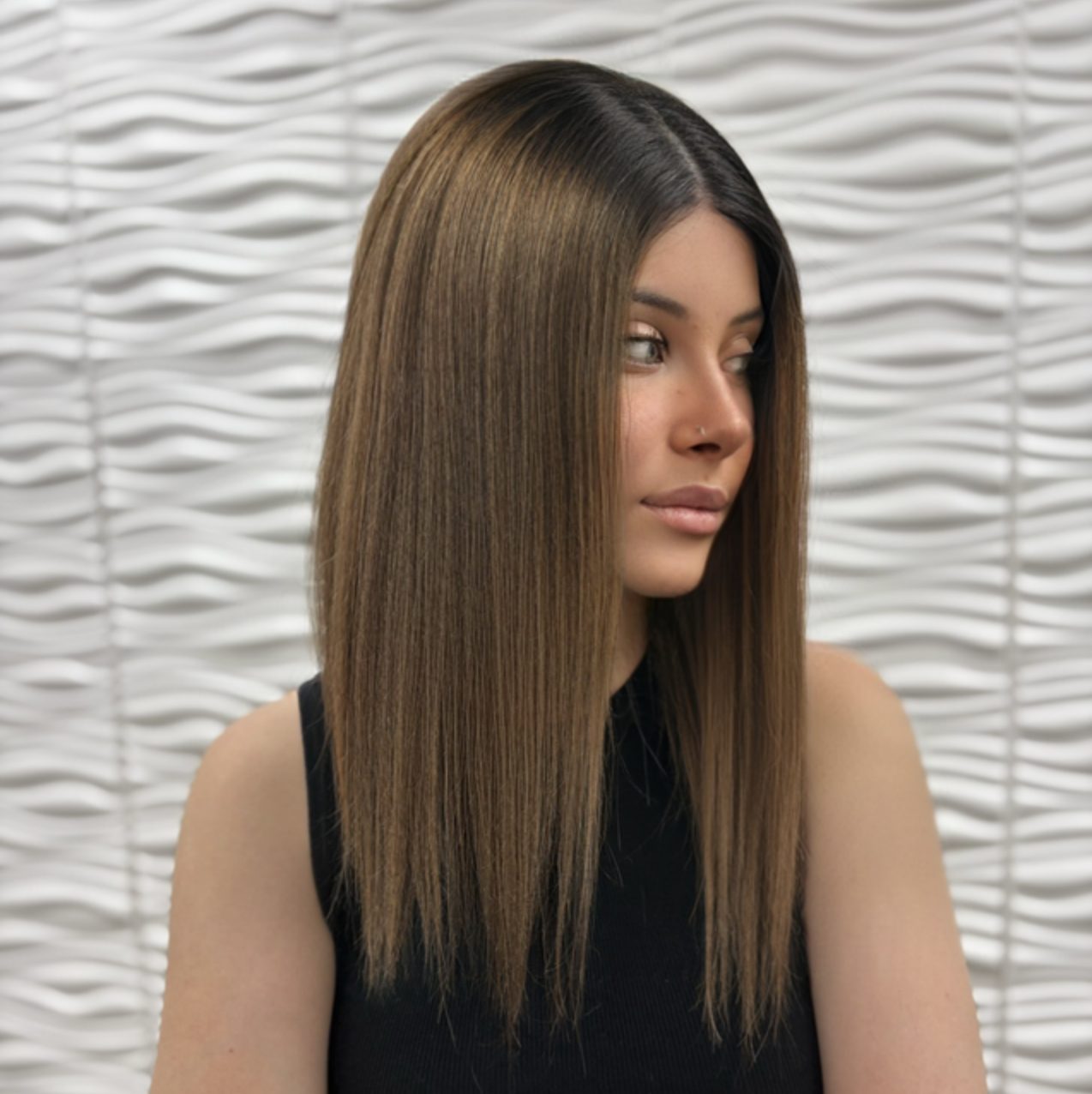 Lace mini wig 14” base 8*8 colour #TBF - Image 2