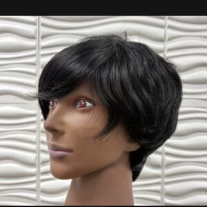 “Kim” 6” Black 2.0 HUMAN HAIR