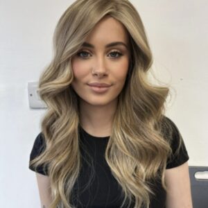 16”Mixed Blonde premium synthetic wig